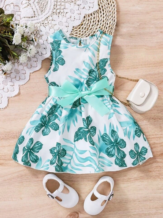 Leaves Dress - Polyester