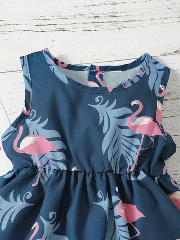Flamingo Dress - Polyester