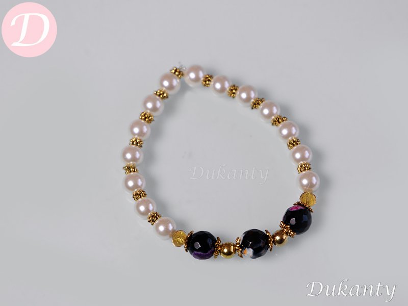 Laura Set - Agate and Pearl