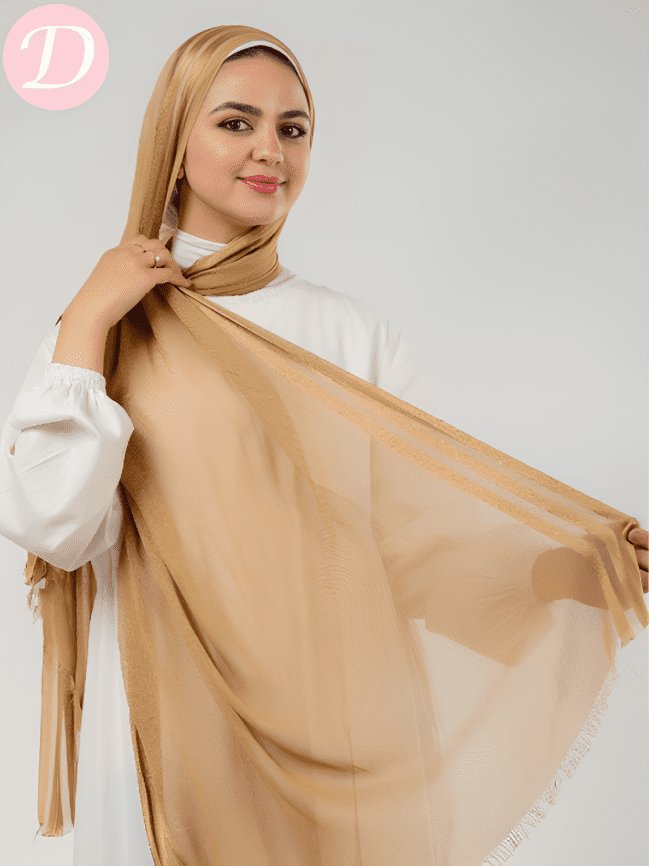 Ava Scarf - Gauze Satin Kuwaiti