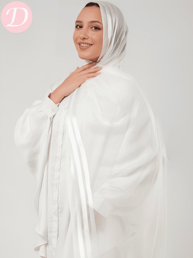 Ava Scarf - Gauze Satin Kuwaiti