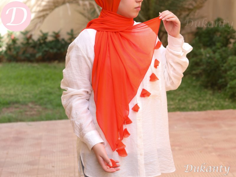 Camellia Scarf - Chiffon