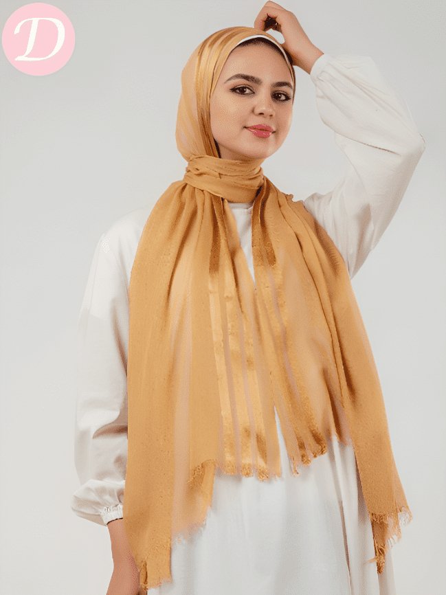 Ava Scarf - Gauze Satin Kuwaiti