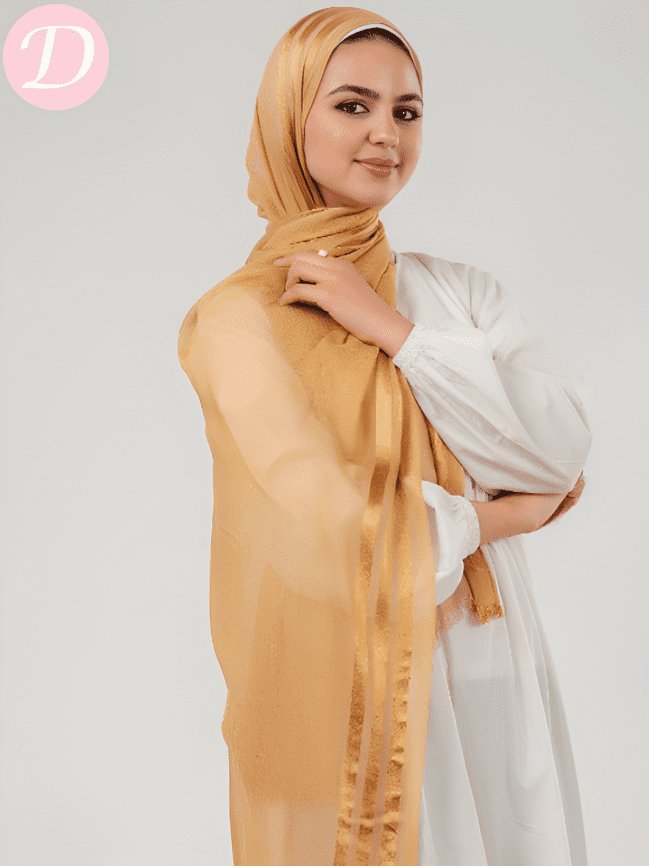 Ava Scarf - Gauze Satin Kuwaiti