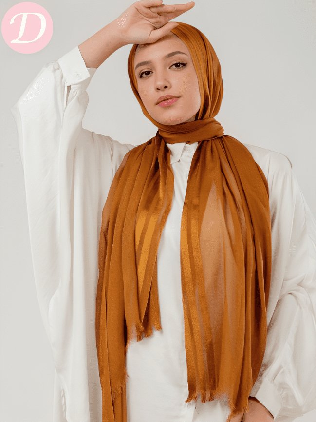 Ava Scarf - Gauze Satin Kuwaiti