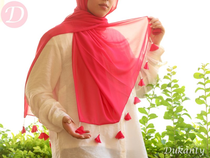 Camellia Scarf - Chiffon