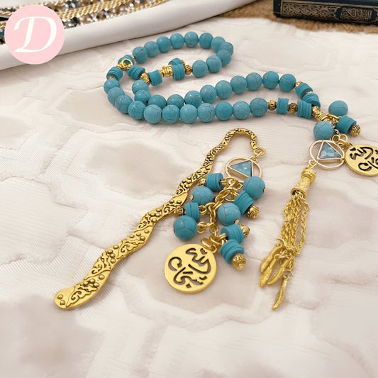 Arwa Turquoise Rosary Set