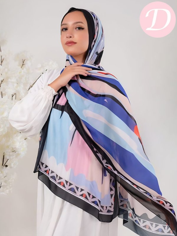 Edith Scarf - Crepe Chiffon