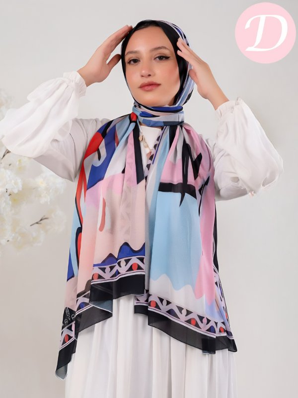 Edith Scarf - Crepe Chiffon