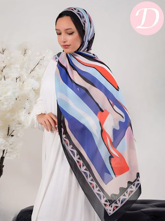 Edith Scarf - Crepe Chiffon