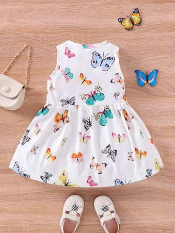 Butterflies Dress - Polyester