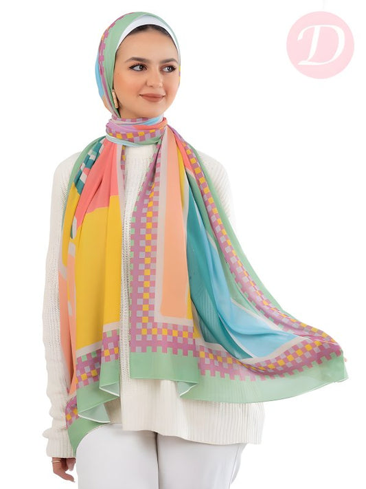 Kayila Scarf - Crepe Digital